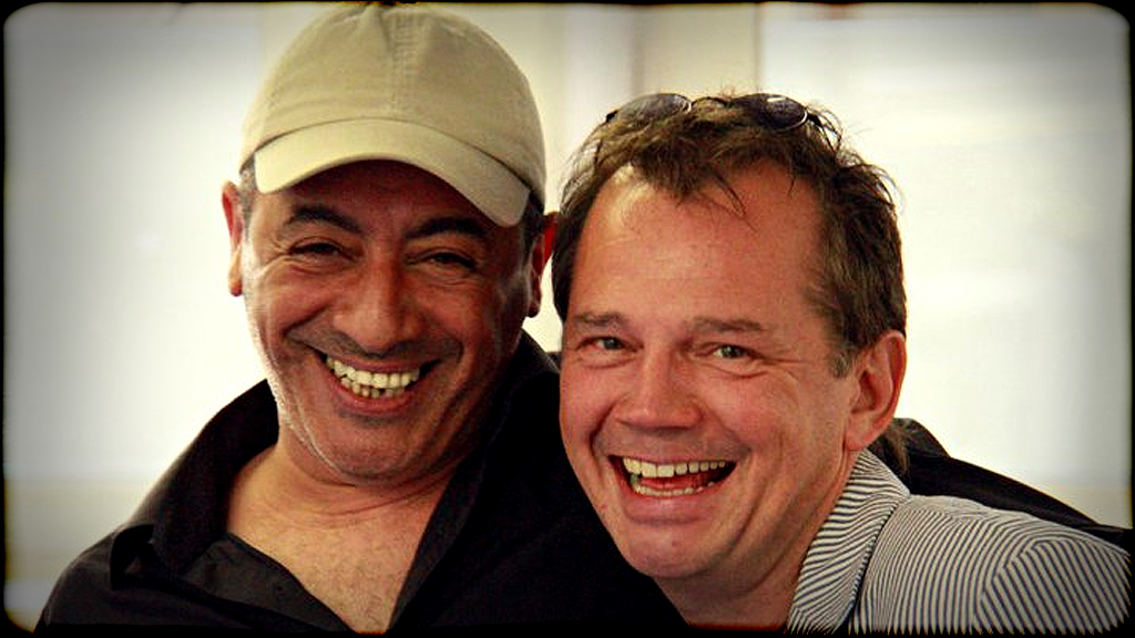 Norman Weichselbaum & Choreograf Mustapha Barkati bei den Proben für „100 Jahre Nivea“