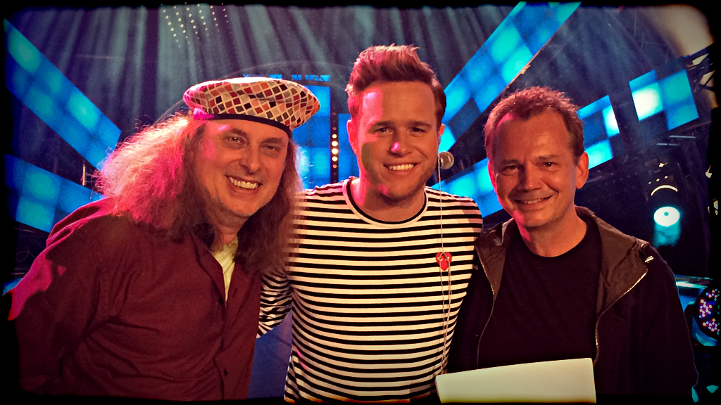 Kiennast & Weichselbaum mit dem britischen Superstar Olly Murs